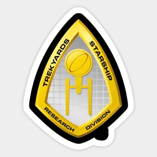 Trekyards Starship Research Division Sticker